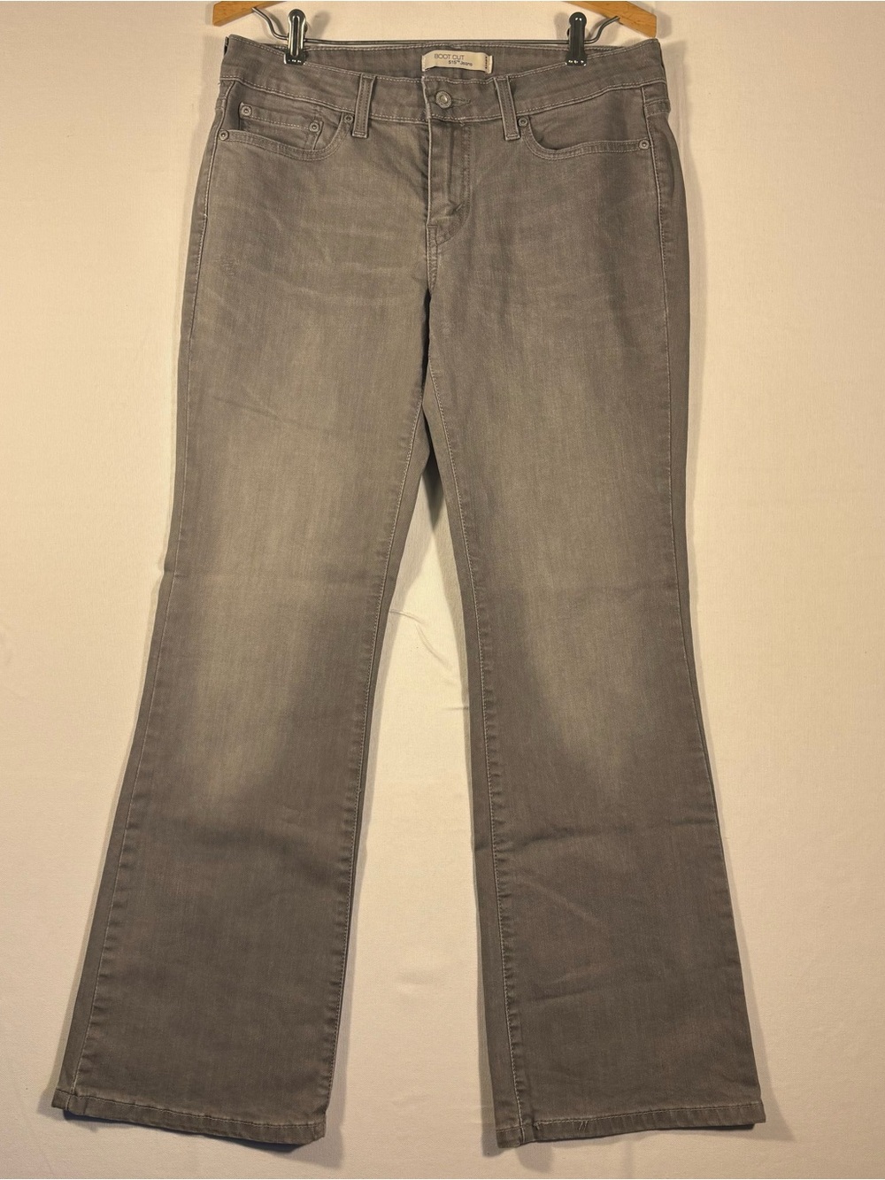 Levi’s 515 Women's 8 Gray Medium Wash Low Rise Bootcut Denim Jeans